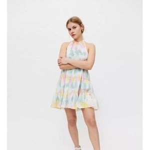 Urban Outfitters Tie Dye Halter Mini Dress- NWT